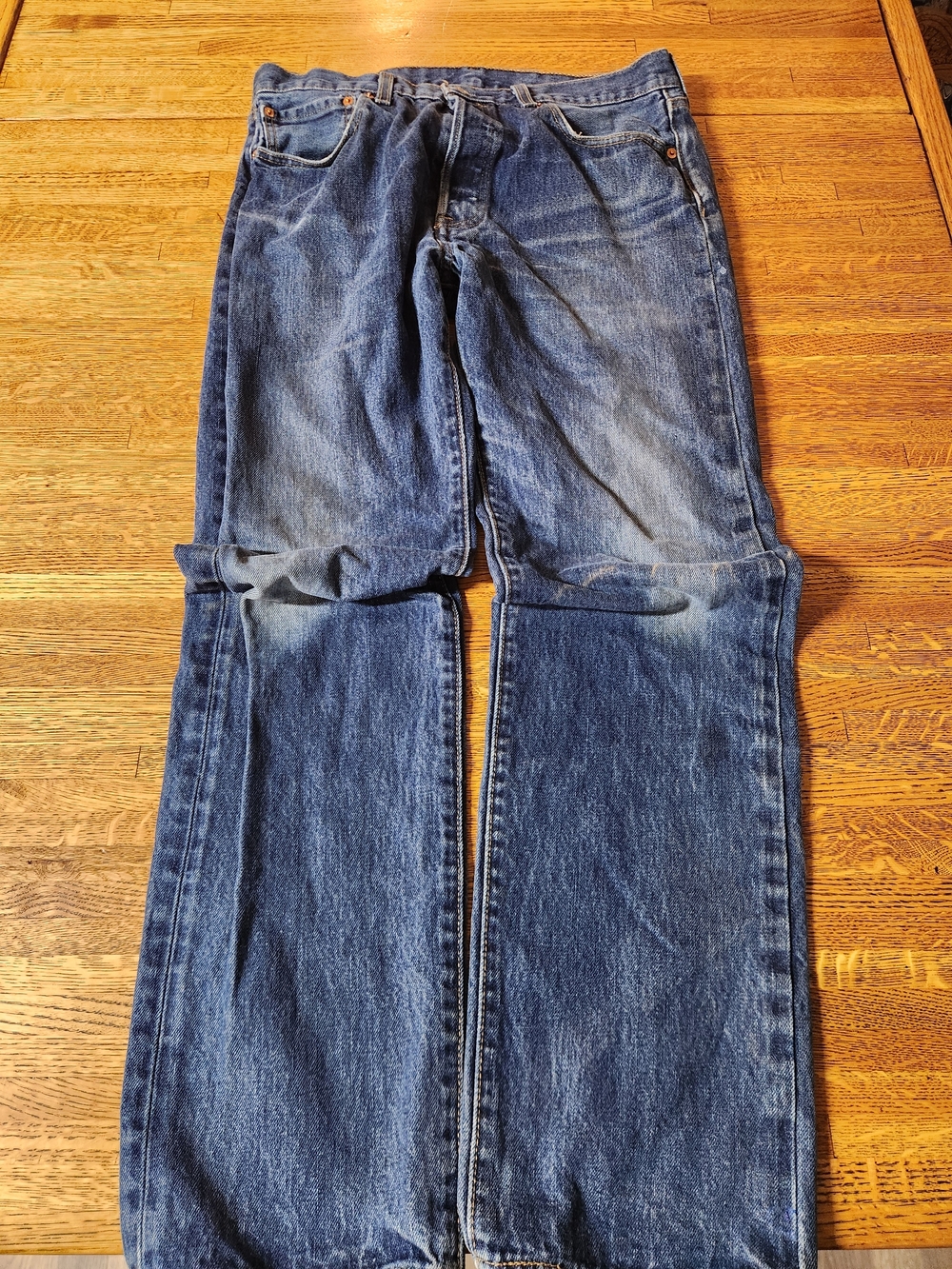 Vintage 1980s Levis 501 Blue Jeans